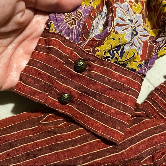 ANTHROPOLOGIE BREEZY striped open back jumpsuit womens XS - Picture 8 of 8